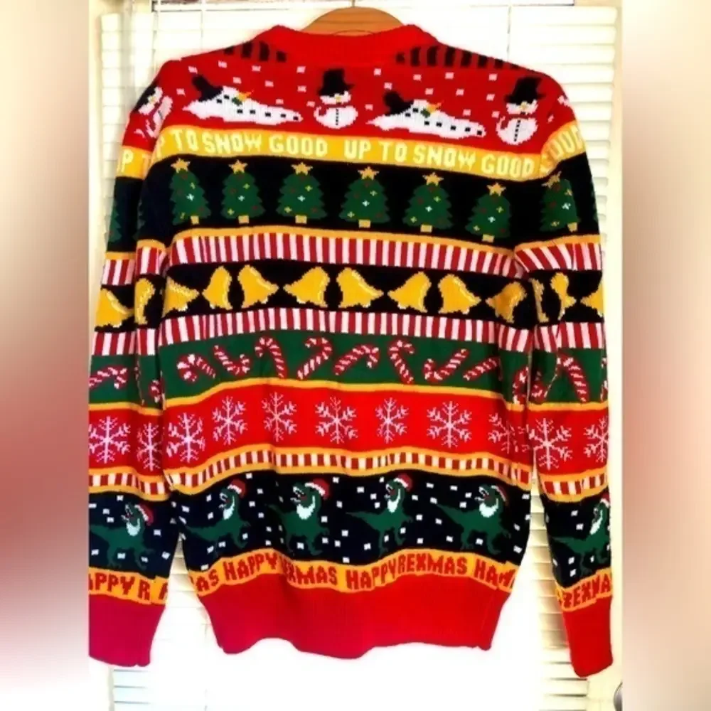 Christmas sweater XS acrylic bright colors for man or woman‎